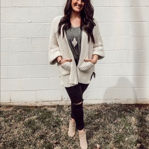 Soft White Cardigan